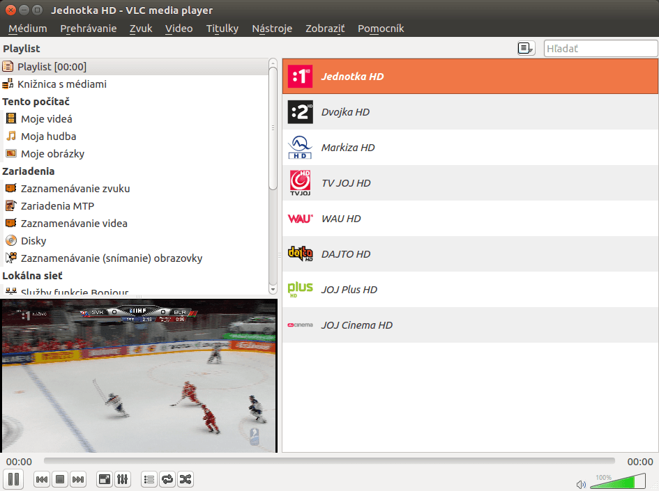 VLC Player - Screenshot a HD programy